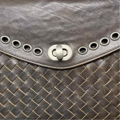 Pre-Owned Bottega Veneta Brown Leather Designer Handbag