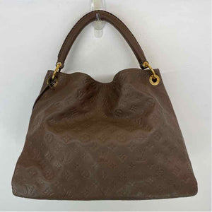 Pre-Owned Louis Vuitton Taupe Leather Designer Handbag