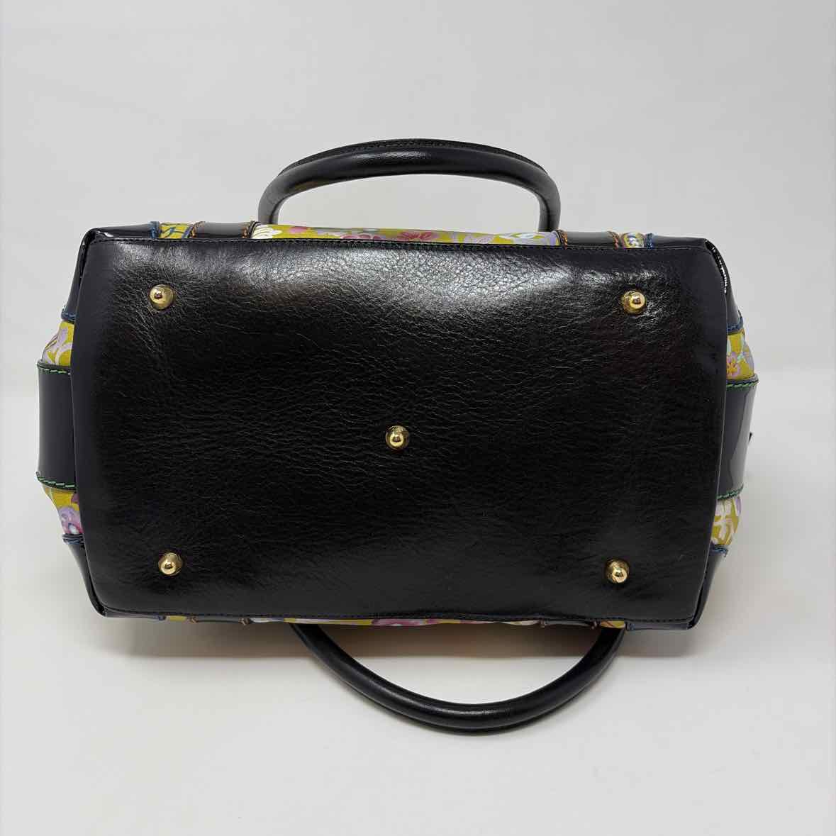 Pre-Owned Maria Orlandi Green Leather Handbag