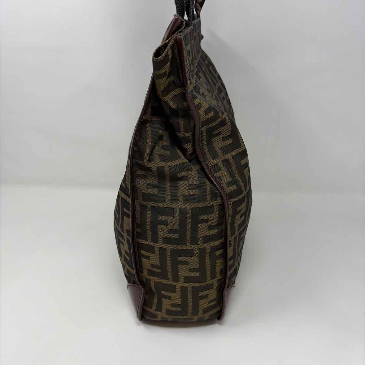Pre-Owned Fendi Monogram Canvas Designer Handbag