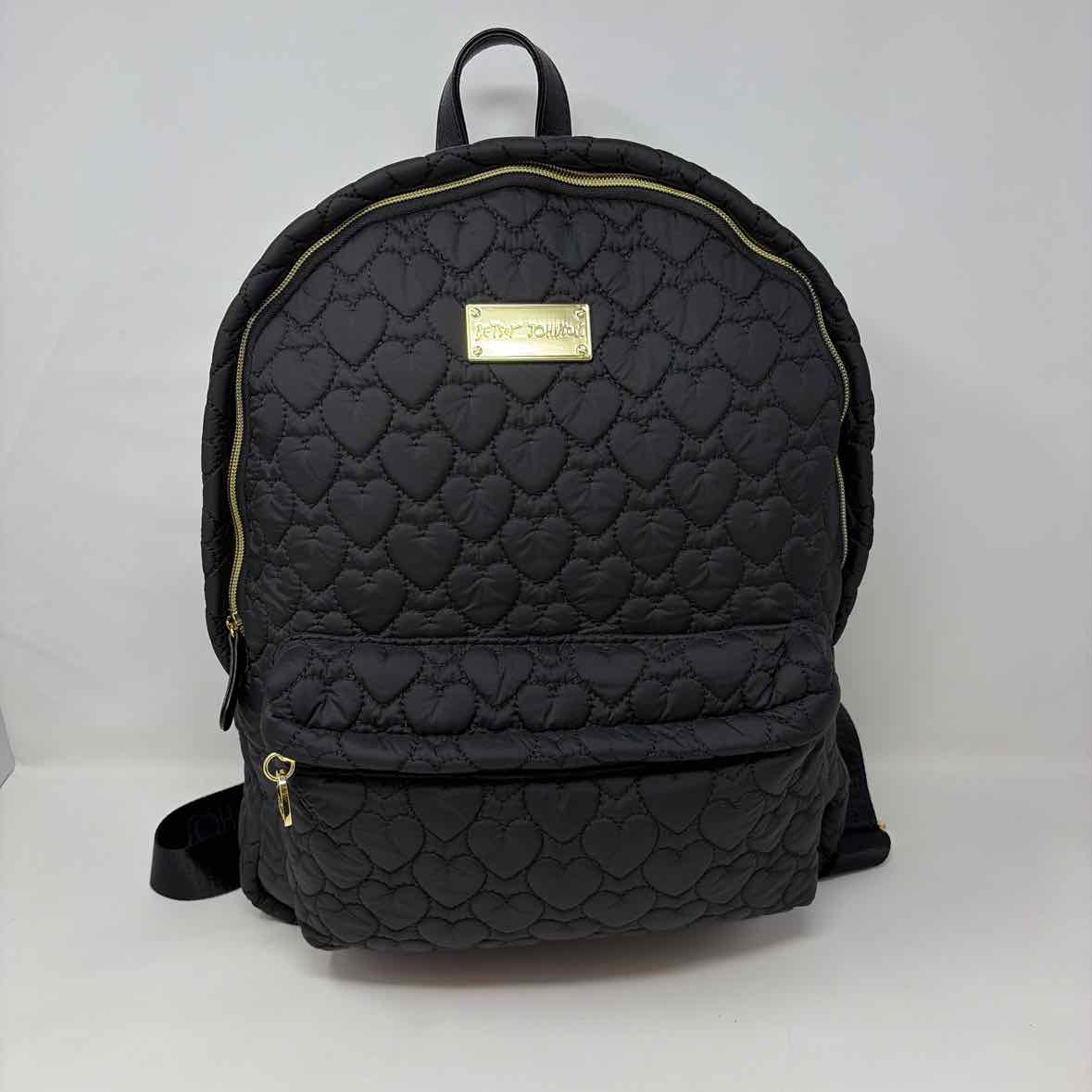 Pre-Owned Betsey Johnson Black Nylon Handbag