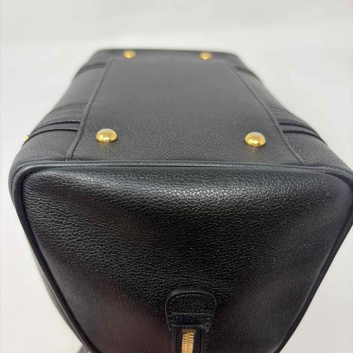 Pre-Owned MCM Black Leather Designer Handbag