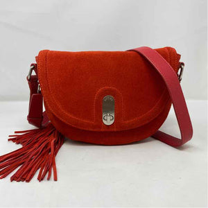 Pre-Owned Sorial Red Suede Handbag