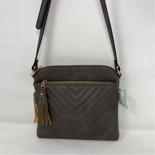 Pre-Owned fashionpuzzle Brown Leather Handbag