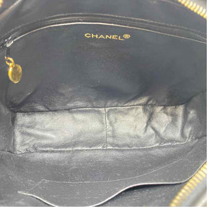 Pre-Owned Chanel Black Leather Designer Handbag