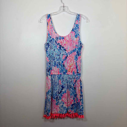 Pre-Owned Size S Lilly Pulitzer Blue Multi Casual Dress