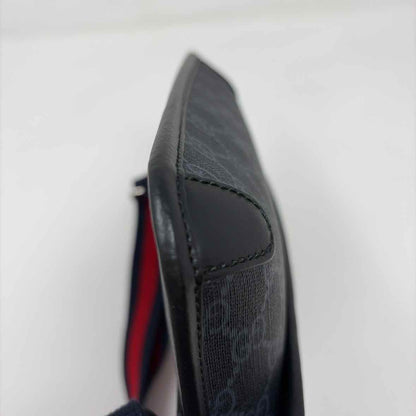 Pre-Owned Gucci Black Canvas Designer Handbag