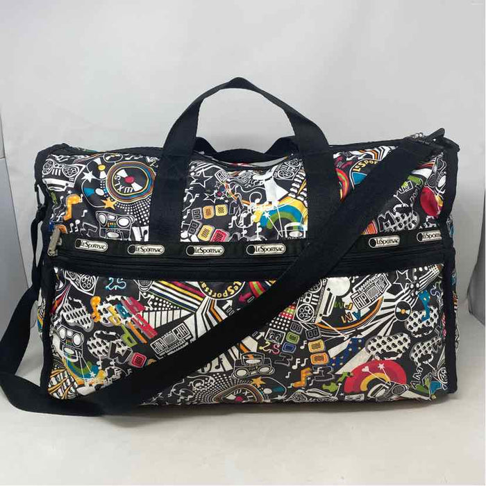 Pre-Owned LeSportsac Black Nylon Handbag