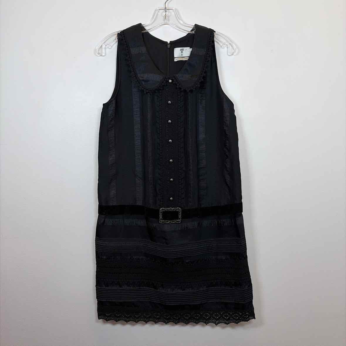Pre-Owned Size S Anna Sui Black Casual Dress