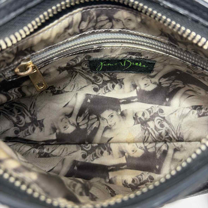 Pre-Owned Junior Drake Black Leather Handbag
