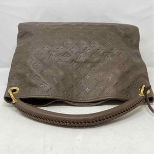 Pre-Owned Louis Vuitton Taupe Leather Designer Handbag