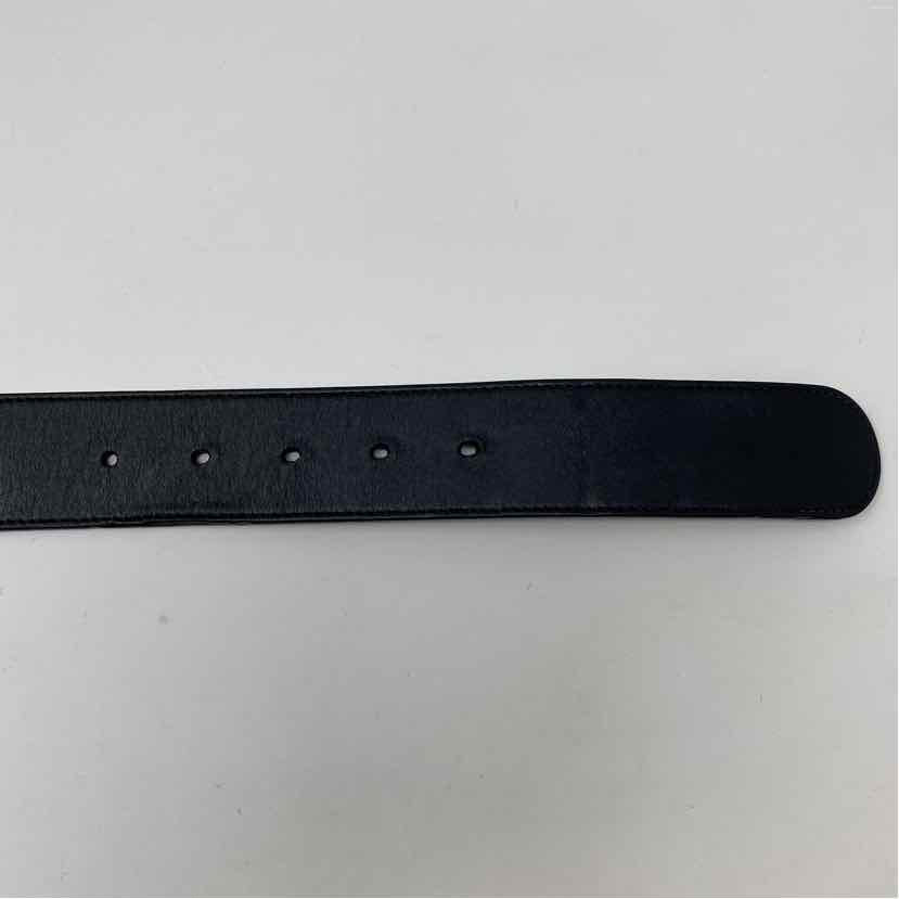 Pre-Owned Gucci Black Leather Designer Belt