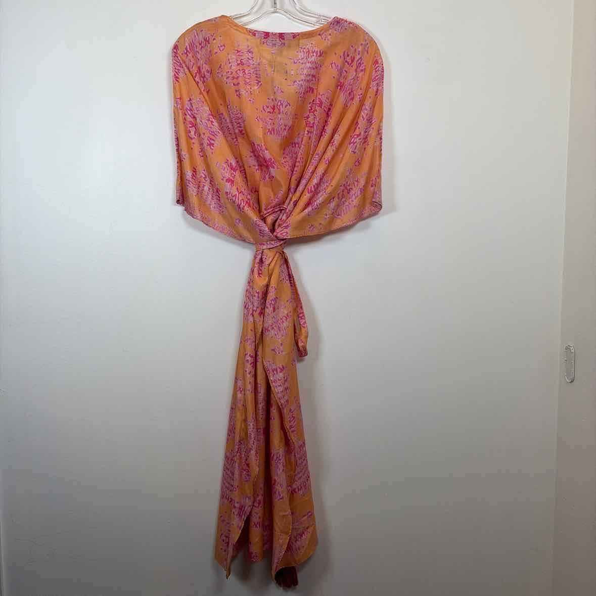 Pre-Owned Size L Bella Tu Orange/Pink Maxi
