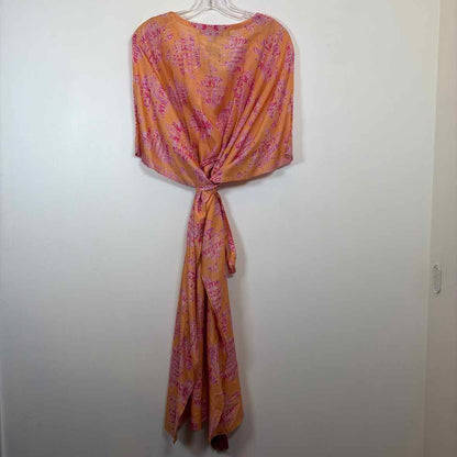Pre-Owned Size L Bella Tu Orange/Pink Maxi