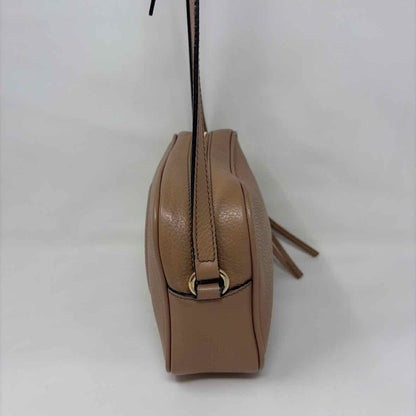 Pre-Owned Gucci Tan Leather Designer Handbag