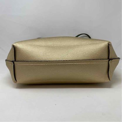 Boutique Olive/Gold faux leather Handbag