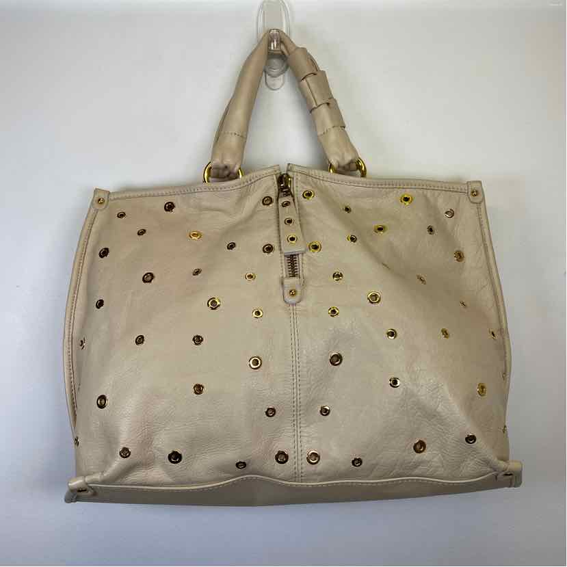 Pre-Owned Laura Di Maggio Cream Multi Leather Handbag