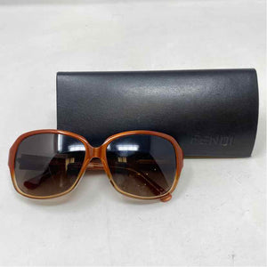 Pre-Owned Fendi Tortoise Plastic Designer Sunglasses