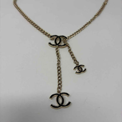 Pre-Owned Chanel Gold Metal Designer Belt
