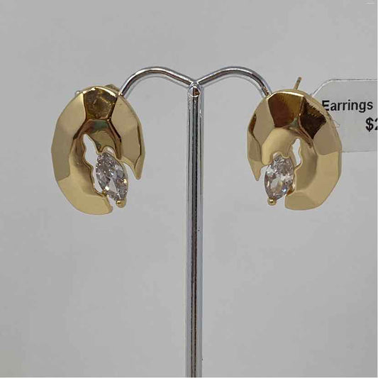Gold Metal Earrings
