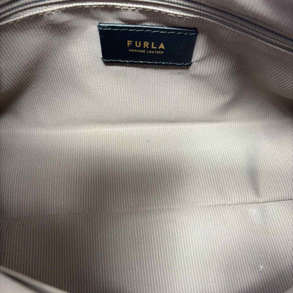 Pre-Owned Furla Cognac Leather Handbag