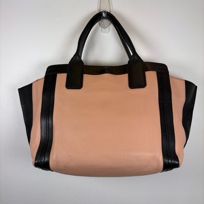 Pre-Owned Chloe Pink/Black Leather Designer Handbag