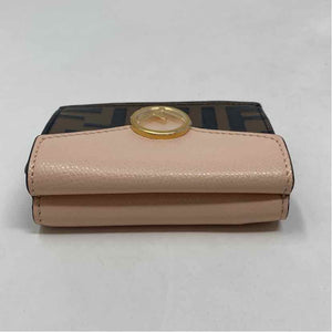 Pre-Owned Fendi Monogram Leather Designer Wallet