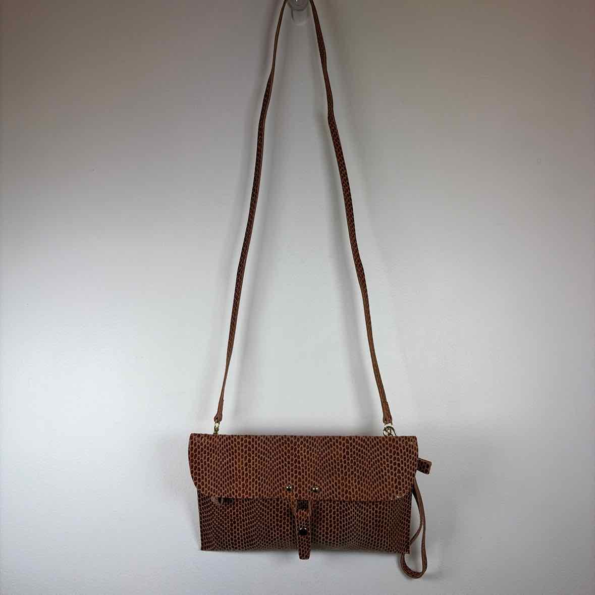 Pre-Owned Boutique Brown Leather Handbag