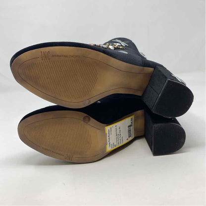 Pre-Owned Shoe Size 6 INC Black Multi Booties