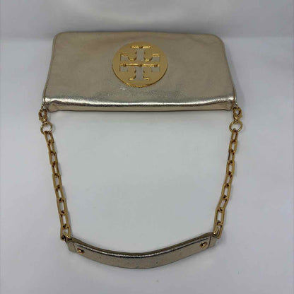 Pre-Owned Tory Burch Gold Leather Handbag