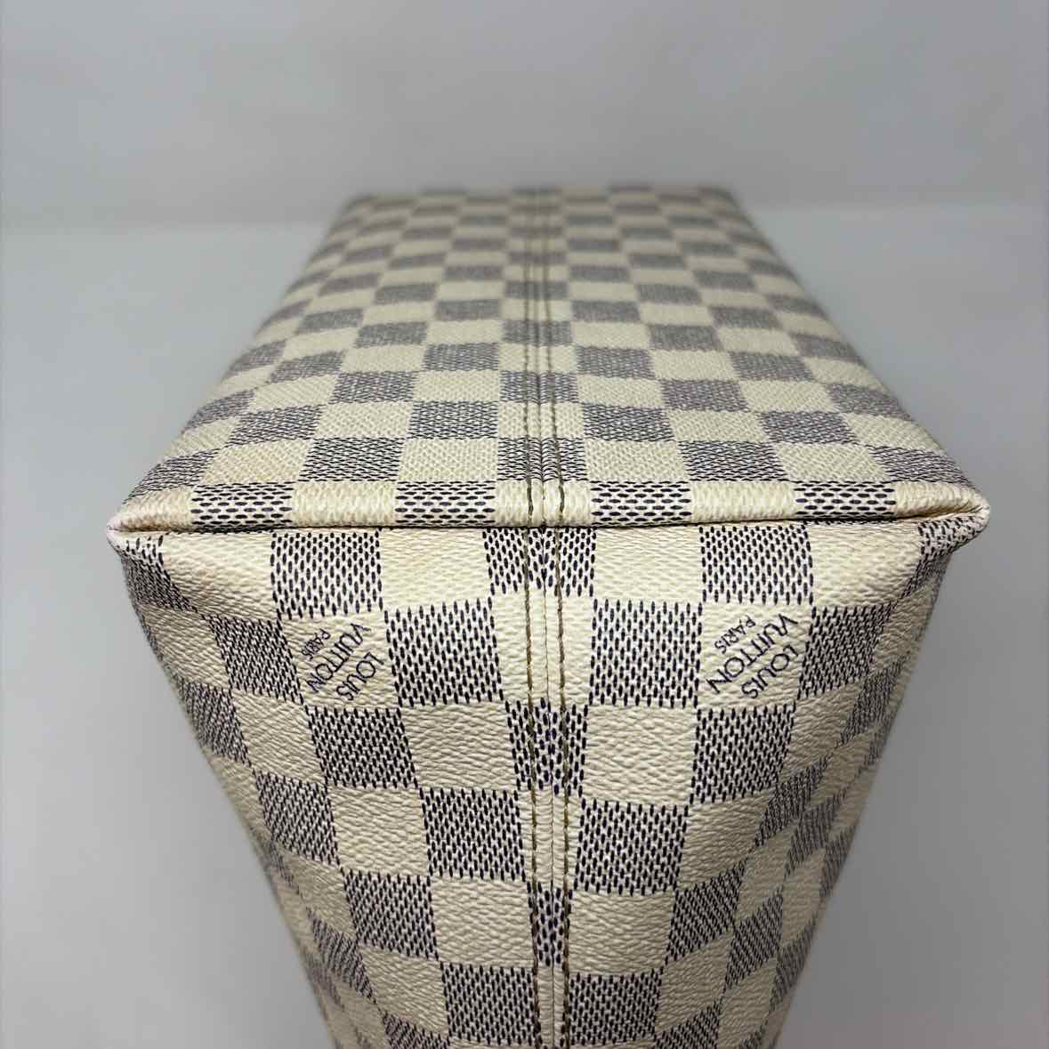 Pre-Owned Louis Vuitton Damier Azur Canvas Designer Handbag