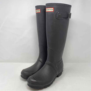 Pre-Owned Shoe Size 6 Hunter Black Boots