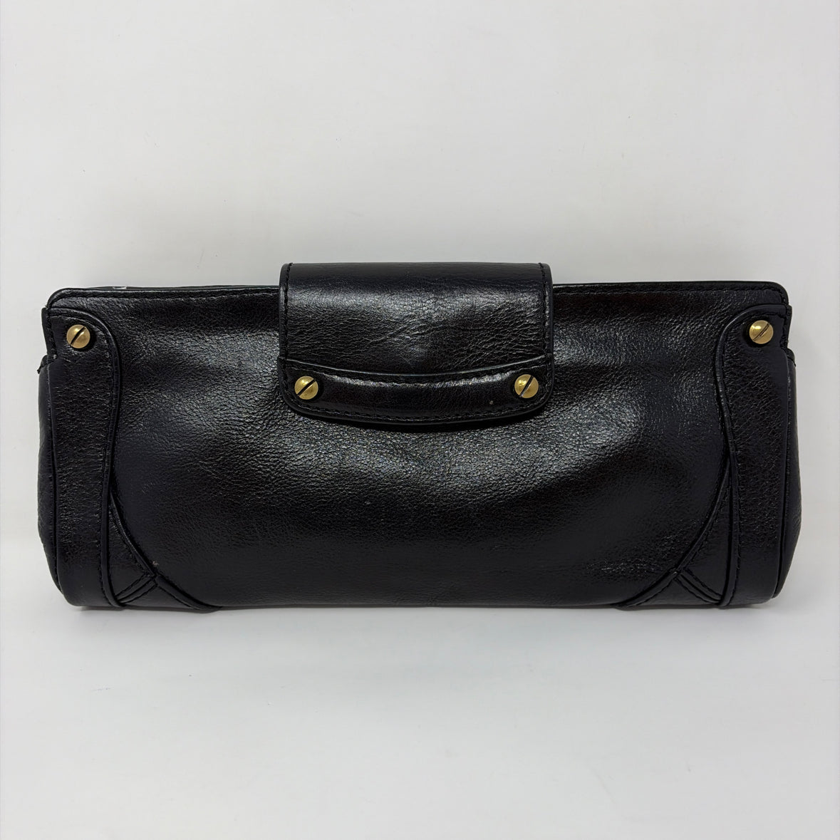 Pre-Owned Cole Haan Black Leather Wallet