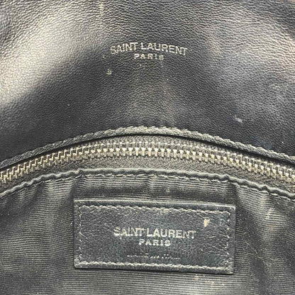 Pre-Owned Saint Laurent Black Leather Designer Handbag