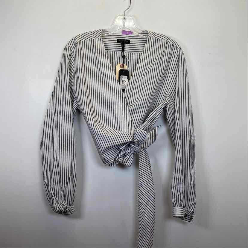 Pre-Owned Size M Rag & Bone White Stripe Top