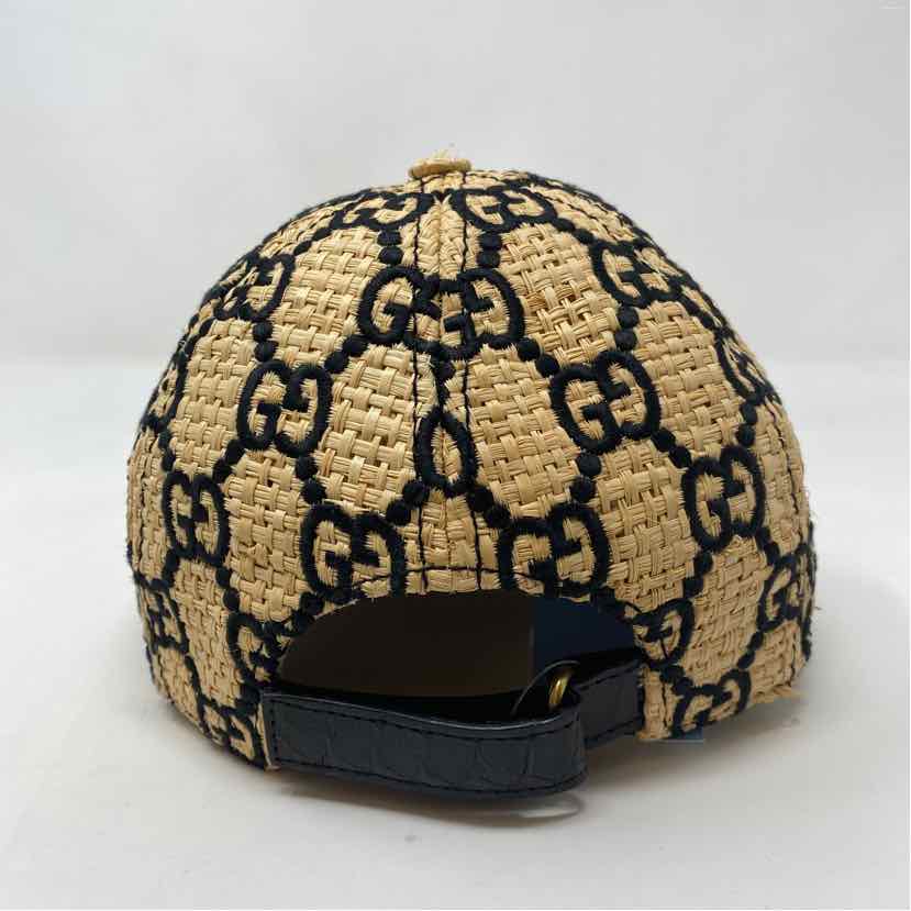 Pre-Owned Gucci Straw Straw Designer Hats