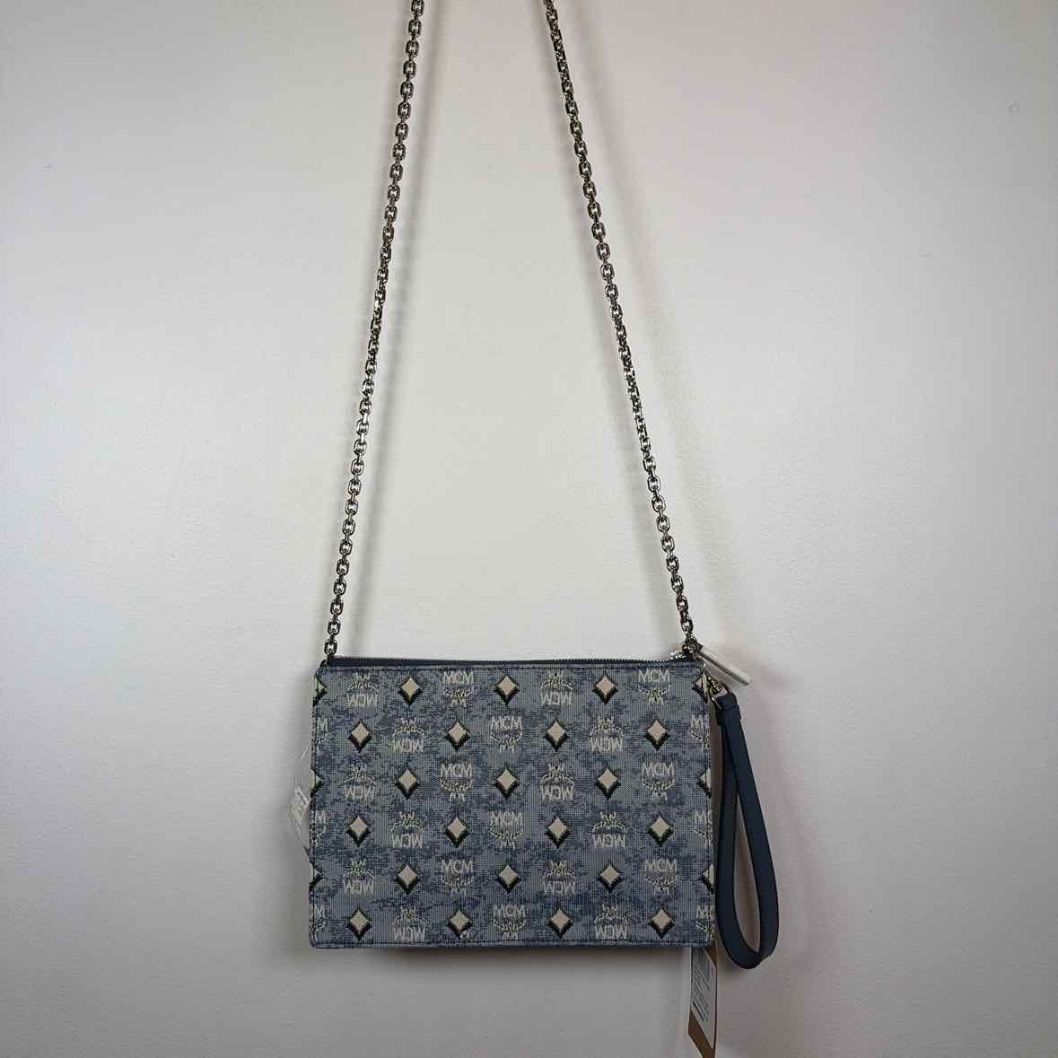 Pre-Owned MCM Denim Canvas Designer Handbag