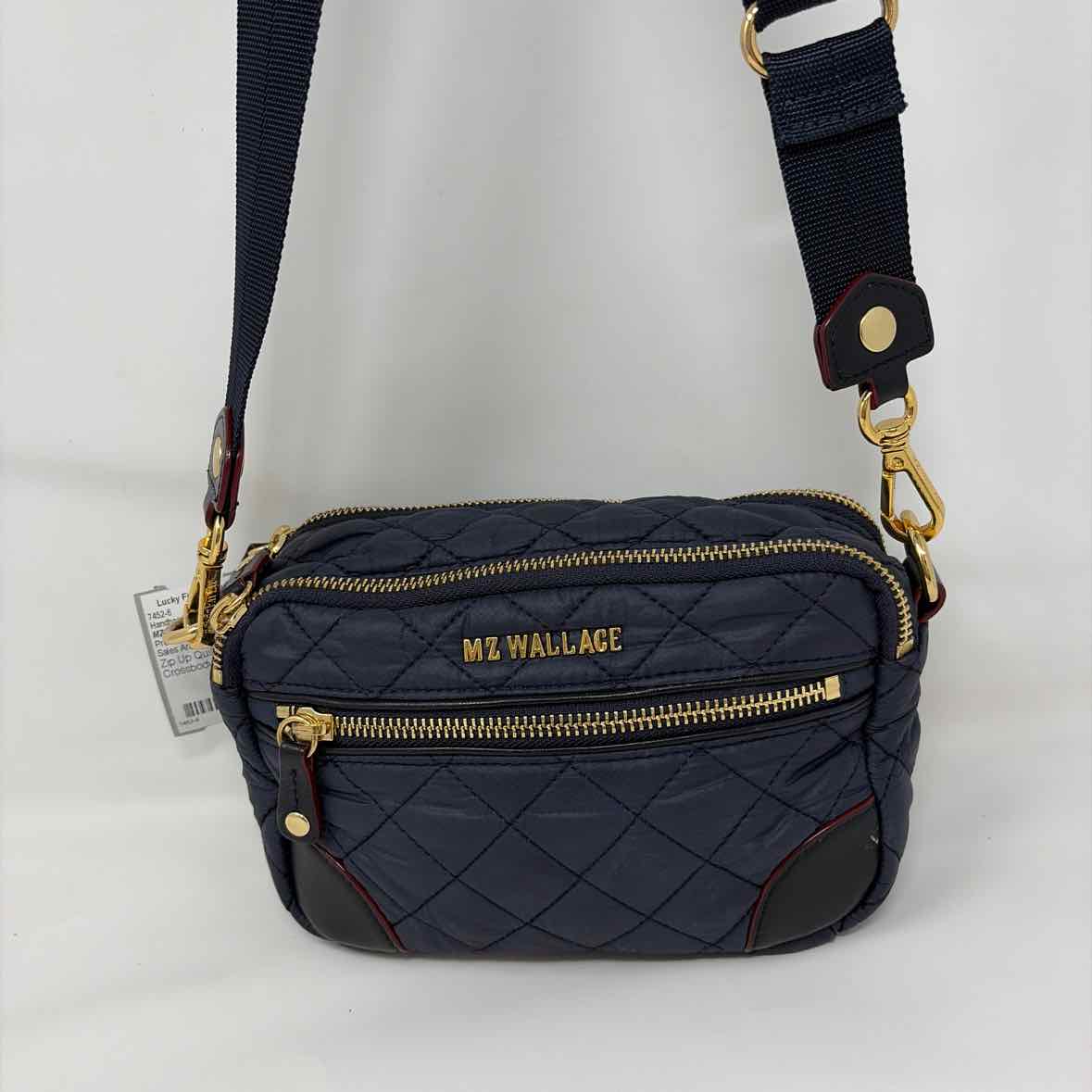 Pre-Owned MZ Wallace Navy Nylon Handbag
