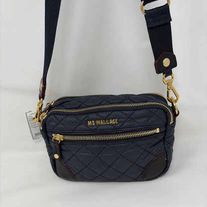 Pre-Owned MZ Wallace Navy Nylon Handbag