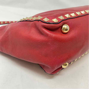 Pre-Owned Valentino Red Leather Designer Handbag