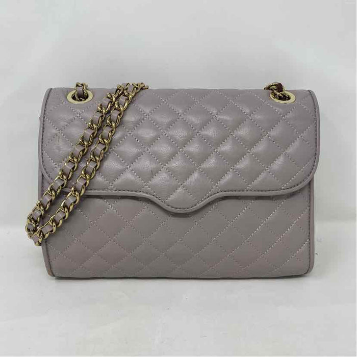 Pre-Owned Rebecca Minkoff Lavender Leather Handbag