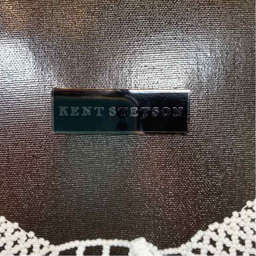 Pre-Owned Kent Stenson Black Canvas Handbag