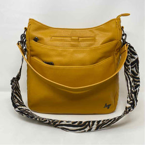 Pre-Owned LUG Yellow Leather Handbag