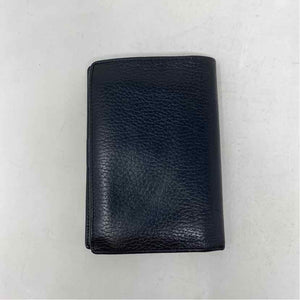 Pre-Owned Versace Black Leather Designer Wallet