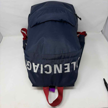 Pre-Owned Balenciaga Navy Multi Nylon Designer Handbag