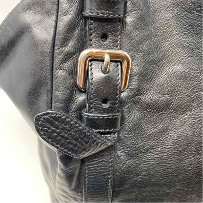 Pre-Owned Prada Black Leather Designer Handbag