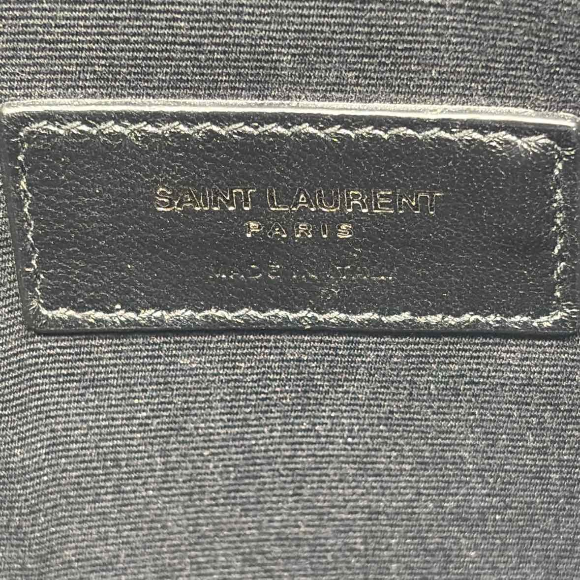 Pre-Owned Saint Laurent Black Leather Designer Handbag