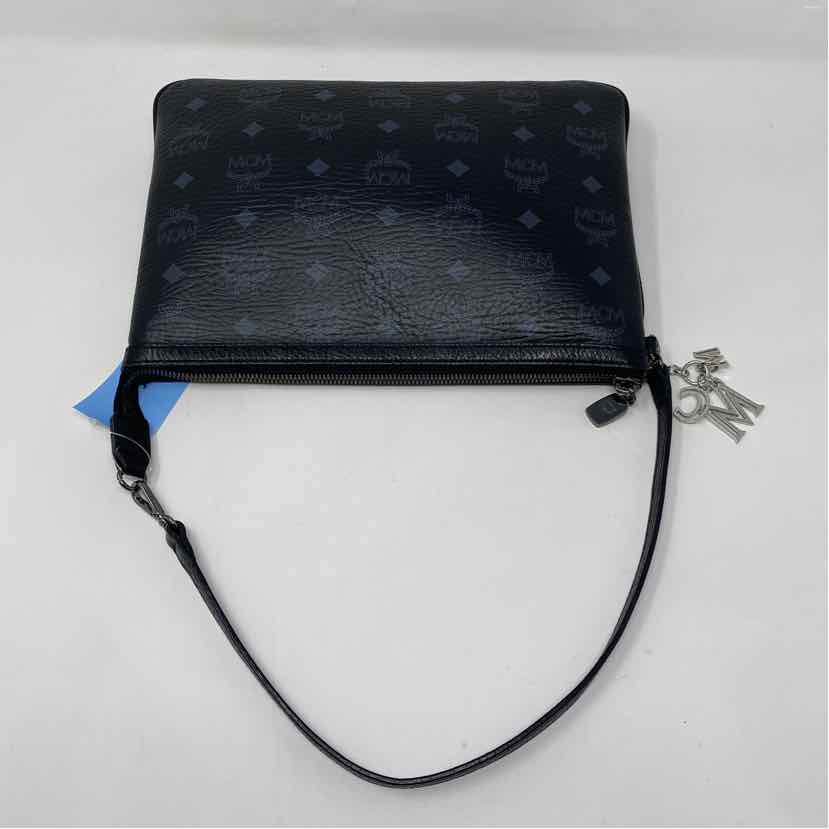 Pre-Owned MCM Black Leather Designer Handbag