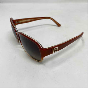 Pre-Owned Fendi Tortoise Plastic Designer Sunglasses