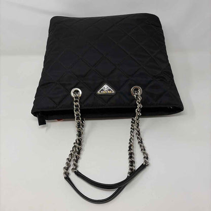 Pre-Owned Prada Black Nylon Designer Handbag
